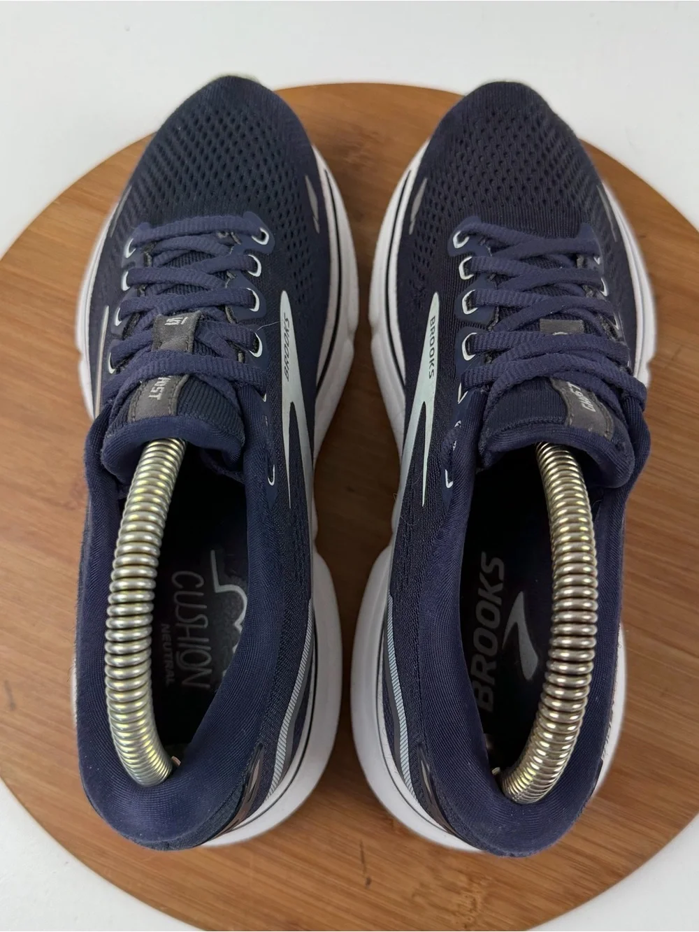 Brooks Ghost 15 Men’s Navy and Gray Running Sneakers